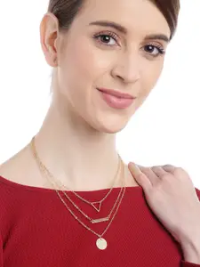YouBella Gold-Plated Layered Necklace