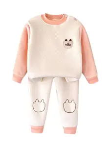 StyleCast x Revolte Girls Self Design Round Neck Long Sleeves T-Shirt With Jogger