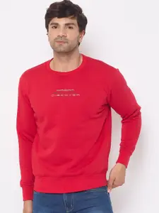 Duke Men Printed Long Sleeves Round Neck Sweatshirt