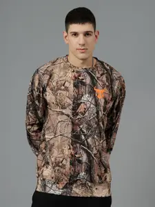 GO DEVIL Men Printed Pullover Sweatshirt