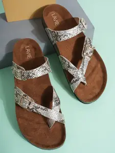 Lavie Women Round Toe Western - Embellished Open Toe Flats