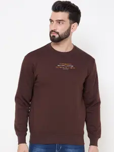 Duke Men Typography Printed Round Neck Long Sleeves Sweatshirt