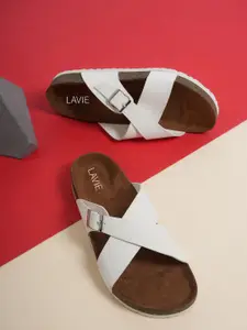 Lavie Women Open Toe Flats with Buckles