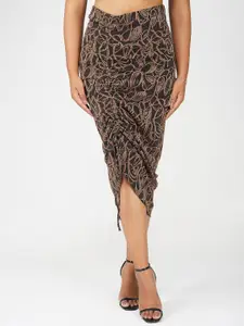 Bindigasm Printed Pencil Midi Skirts