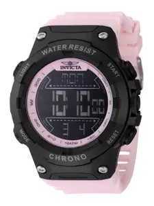 Invicta Men Round Dial & Straps Quartz Digital Watch 48051-Pink