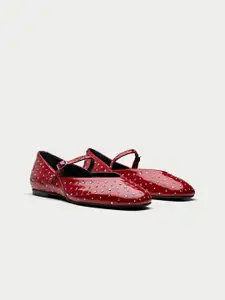 Oroh Women Ballerinas with Buckle Flats