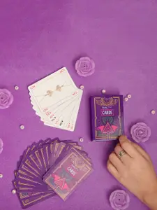 SALTY Lotus-Shaped Drop Earrings With Diya & Cards