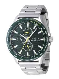 Invicta Racing Men Dial & Stainless Steel Straps Analogue Watch 47549
