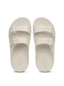 Aqualite Women  Buckle Strap Open Toe Thong Flip-Flops