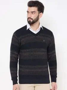 Duke Men Striped Pullover