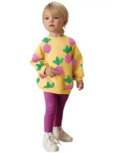 StyleCast x Revolte Girls Printed T-shirt with Trouser