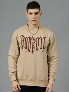 GO DEVIL Men Printed Pullover Sweatshirt