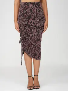 Bindigasm Women Embellished Knee-Length Pencil Skirts