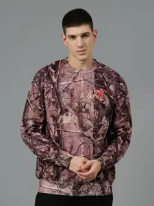 GO DEVIL Men Graphic Printed Sweatshirt