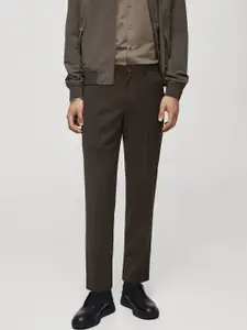 MANGO MAN Slim Fit Pleated Trousers