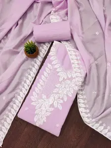 MANVAA Ethnic Motifs Embroidered Unstitched Dress Material