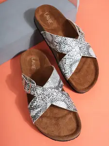 Lavie Women Buckle Open Toe Flats