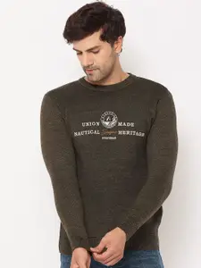 Duke Men Self Design Sweater Vest