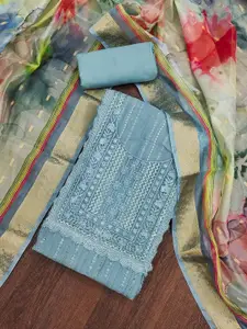 MANVAA Embroidered Unstitched Dress Material