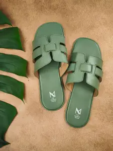 THE MADRAS TRUNK Women Synthetic Open Toe Flats