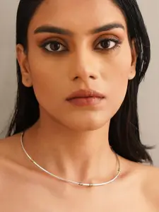 JAYPORE Silver Necklace