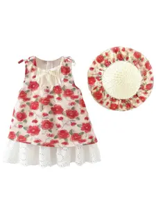 StyleCast x Revolte Floral Print Fit & Flare Mini Dress