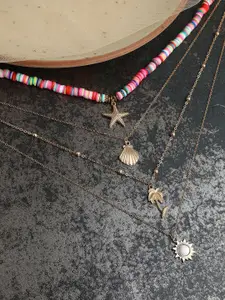 SOHI The Aruba Gold-Plated Necklace