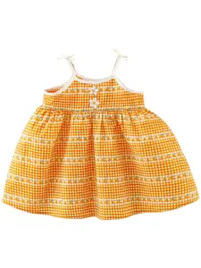 StyleCast x Revolte Checked A-Line Mini Dress