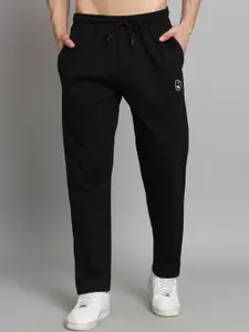 GRIFFEL Men Logo Printed Mid-Rise Track Pants