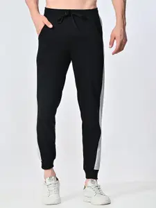 BAESD Men Cotton Mid-Rise Joggers