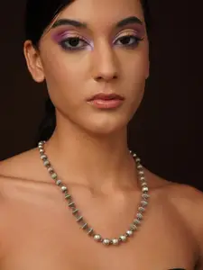 JAYPORE Artificial Beads Studded Necklace