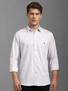 Louis Philippe Sport Men Slim Fit Opaque Striped Casual Shirt