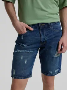 Snitch Men Denim Shorts