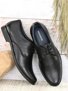 Provogue Men Textured Formal Derbys