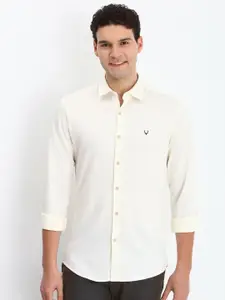 Allen Solly Men Spread Collar Geometric Printed Cotton Slim Fit Casual Shirt