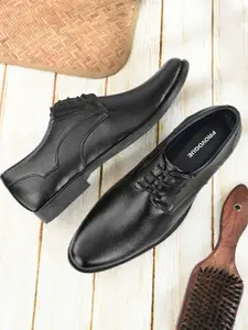 Provogue Men Round-Toe Lace-Ups Formal Derbys