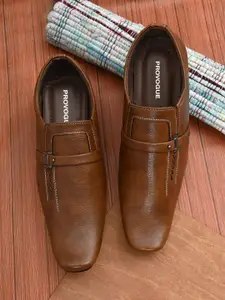 Provogue Men Textured Slip-Ons Formal Shoes