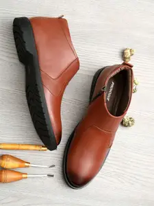 Provogue Men Round-Toe Formal Slip-Ons