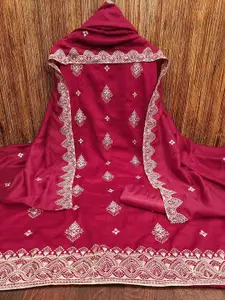 Maroosh Ethnic Motifs Embroidered Zari Unstitched Dress Material