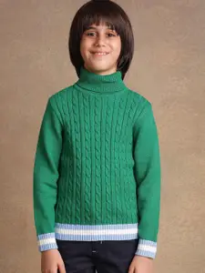 One Friday Boys Cable Knit Pullover