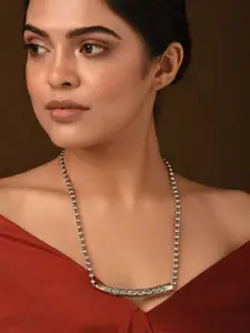 JAYPORE Silver Necklace