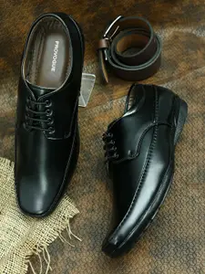 Provogue Men Leather Solid Formal Derby