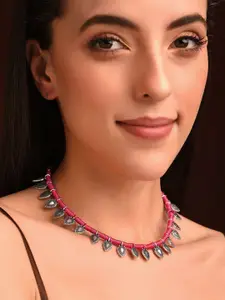 JAYPORE Brass Minimal Necklace