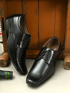 Provogue Men Textured Formal Derbys