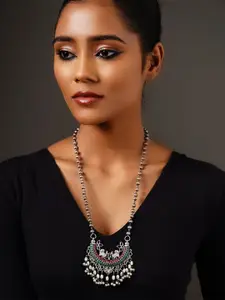 JAYPORE Stone Studded Statement Necklace