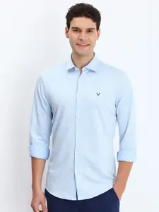 Allen Solly Men Spread Collar Geometric Printed Cotton Slim Fit Casual Shirt