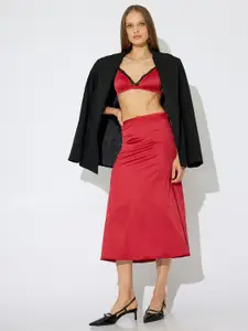 Koton Women Solid Mid-Rise Regular Shorts