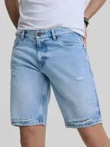 Snitch Men Denim Shorts