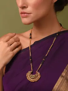 JAYPORE Gold-Plated Brass Necklace