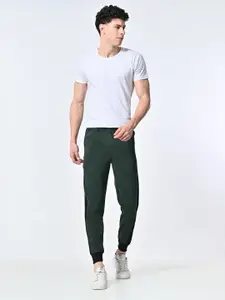 BAESD Men Cotton Mid-Rise Joggers